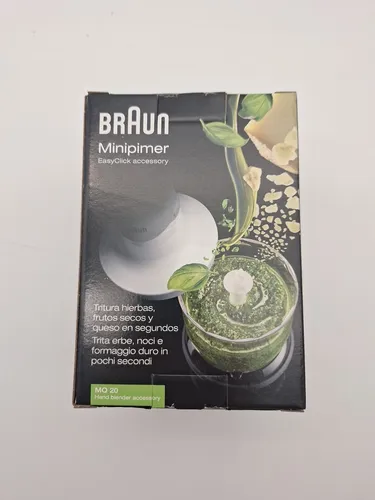 Braun MQ20 Zerkleinerer-Aufsatz für Multiquick EasyClick - Stabmixer-Zubehör, ideal zum schnellen Zerkleinern von Zutaten für köstliche Gerichte.