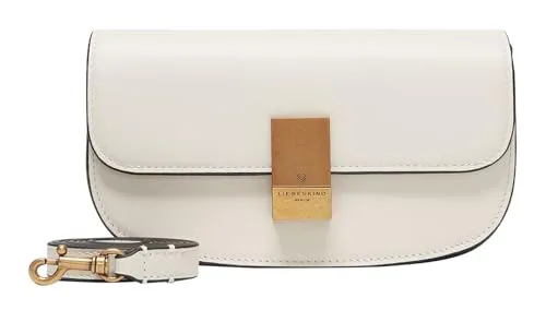 Liebeskind Berlin Women's Crossbody XS, Coconut - Umhängetasche aus hochwertigem Leder mit Baumwoll-Innenfutter und praktischem Reißverschluss, ideal für stilbewusste Frauen.