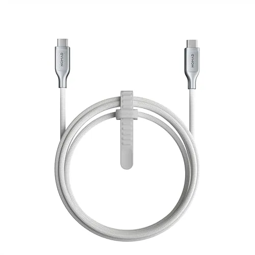Nomad Kevlar USB-C to USB-C Cable 1,5 m - USB-Kabel mit 240 W Leistung und robustem Kevlar-Material, ideal für schnelles Laden und Datenübertragung in Multimedia-Anwendungen.