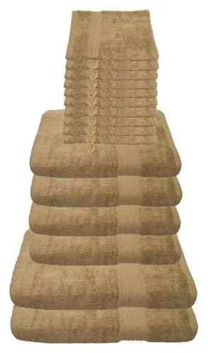 Julie Julsen Handtücher 16-Handtücher-Sand, Baumwolle (16-St)