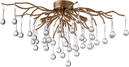 Paul Neuhaus Deckenleuchte ICICLE, goldfarben in gold von Paul Neuhaus