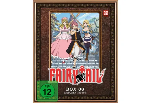Fairy Tail - TV-Serie - Vol.6 - [Blu-ray] - Beliebte Anime-Serie, jetzt auf Blu-ray, freigegeben ab 12 Jahren für spannende Abenteuer und magische Kämpfe.