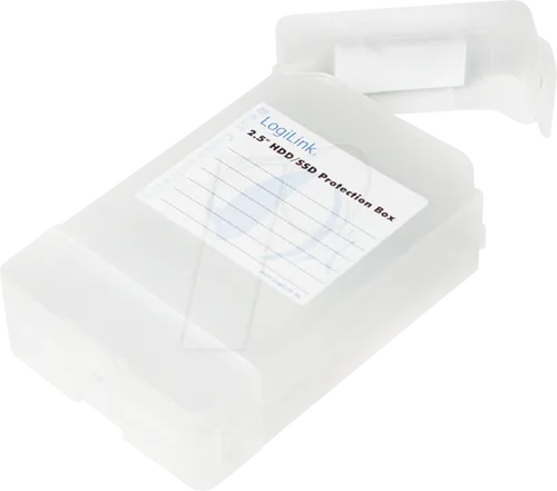 LOGILINK Festplatten-Schutzbox UA0277, 2x 6,35 cm (2,5