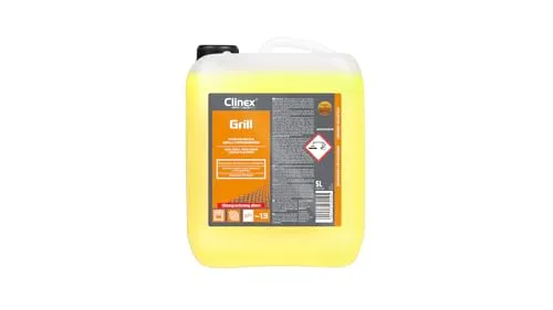 Clinex Grillreiniger 5 Liter in einem Kanister - Entfernt alle Arten von Schmutz - Fettlöser Grill - Öl Entfernung - Backofenreiniger - Grill Zubehör