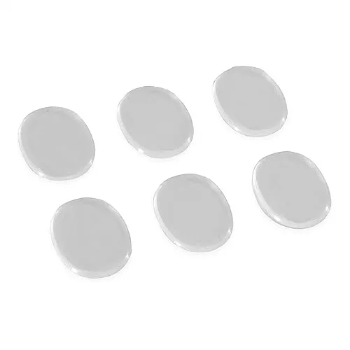 keepdrum Pad06CLR Dämpfer Pads Oberton-Dämpfer für Schlagzeug Felle und Becken Transparent