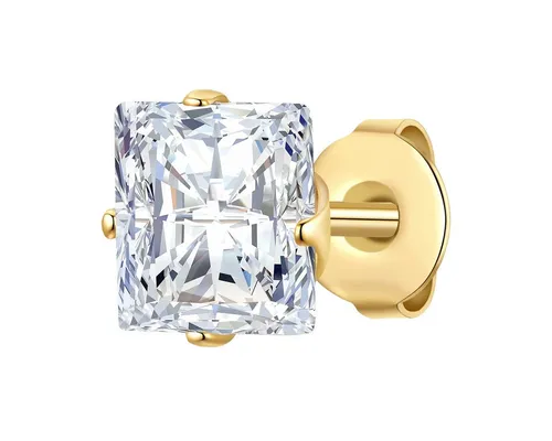 True Rebels Herren Ohrstecker aus Edelstahl mit Zirkonia - Ohrschmuck in gelbgold, aus hochwertigem Edelstahl, veredelt mit funkelndem Zirkonia – ideal für einen stilvollen Look.