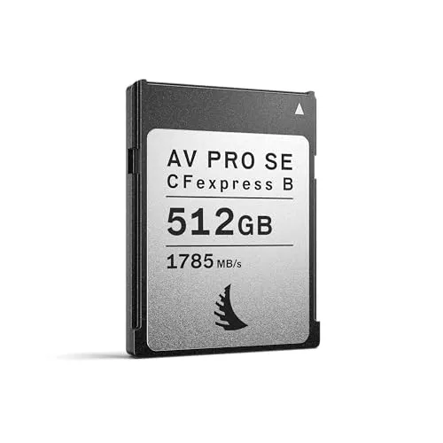 Angelbird AV PRO SE CFexpress v4 512 GB Type B, MK - CFexpress Speicherkarten mit 512 GB, extrem hohe Schreibgeschwindigkeit für professionelle Foto- und Videoaufnahmen.