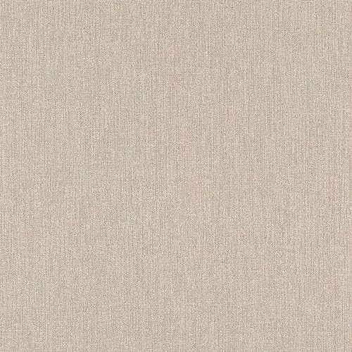 Rasch Tapete 200669 - Beige Papiertapete mit Leinen-Optik, Stoff-Optik, textiler Struktur - 10,05m x 0,53m (LxB)