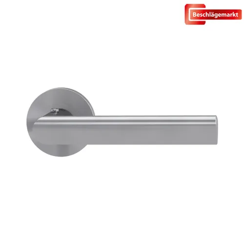 GRIFFWERK TRI 134 Rosettengarnitur Smart2Lock Edelstahl matt links Türbeschlag