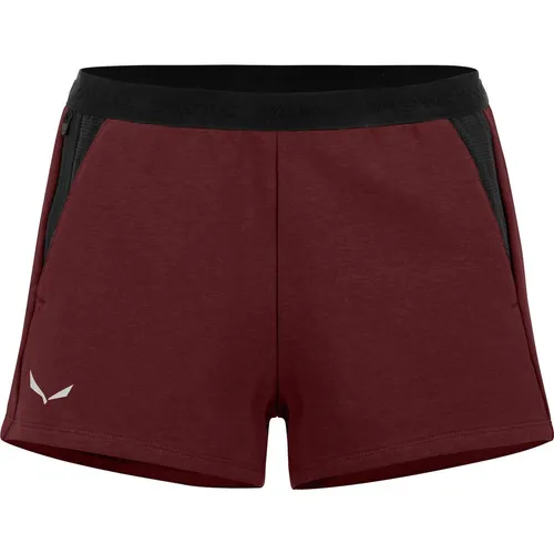 Salewa Damen Lavaredo Hemp Train Shorts Größe L - rot - Wanderhosen für Klettern und Bouldern, feminin geschnitten und ideal für heiße Sommertage.