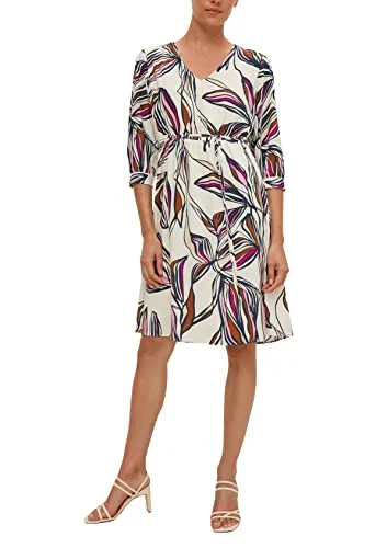 comma Kleid kurz - Elegantes Freizeitkleid für Damen, bietet angenehmes Tragegefühl und weiche Haptik in Standardlänge.