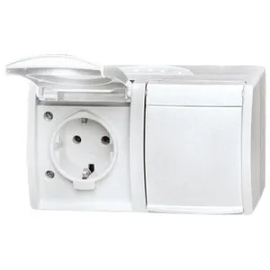 Busch-Jaeger Schuko Steckdose 2-fach 20/2 EW-54 von Busch-Jaeger