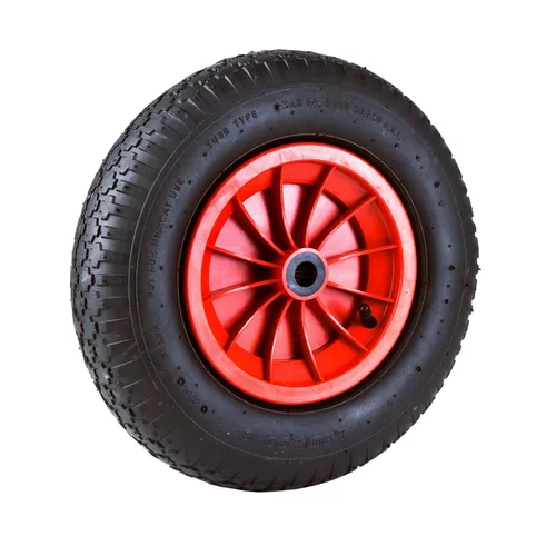 Grafner Schubkarrenrad 4.80/4.00-8 - Luftbereiftes Ersatzrad für Schubkarren, max. Tragfähigkeit 150 kg, ideal für schwere Lasten und robust im Einsatz.