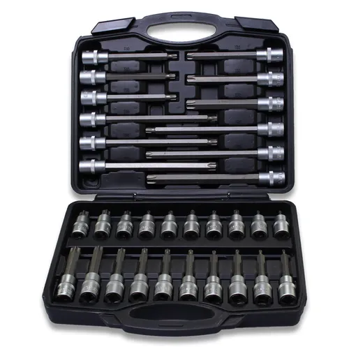 BGS Do it yourself Bit-Einsatz-Sortiment 1/2 88-teilig Vielzahn Sechskant Torx
