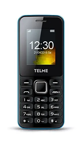 TELME T211_001 Handy (Dual SIM mit einfacher Kamera), Schwarz