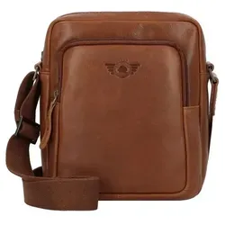 Greenburry Umhängetasche Vintage aus Leder - Gürteltaschen mit kompaktem Design, mehreren Fächern und variablem Umhängeriemen für optimalen Komfort und Stil.