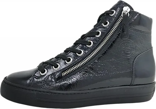 Paul Green Sneaker Glattleder für Damen, Gr. 42, schwarz - Modische Sneaker aus der 'Super Soft'-Kollektion mit stabilisierender Zehenpartie, ideal für vielseitige Outfits und höchsten Tragekomfort.