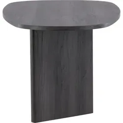 ebuy24 Esstisch Grönvik oval 100x220 cm schwarz - Esstisch in Schwarz, 100x220 cm – ideal für festliche Zusammenkünfte und alltägliche Mahlzeiten. Hochwertiges MDF sorgt für Eleganz und Langlebigkeit.