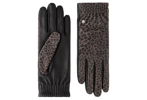 Roeckl Lederhandschuhe Serengeti Handschuhe mit Leoparden Print