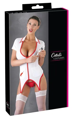 Cottelli COSTUMES Sexy Hot Nurse Kostüm M in schwarz von COTTELLI