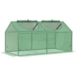 Outsunny Mini-Gewächshaus 120L x 60B x 60H cm - Zubehör für Gewächshäuser, schützt Pflanzen vor Kälte und UV-Strahlen, ideal für den Winter und verlängert die Wachstumsperiode.