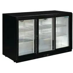 Polar Serie G Barkühlschrank mit 3 Schiebetüren 330L von Polar