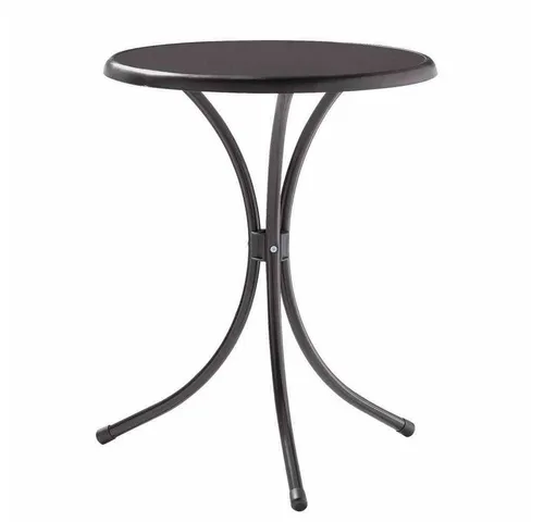 Gartentrends Bistrotisch 200, in anthrazit, Mecalit®-Pro, Stahl - 72x60cm (HxD)