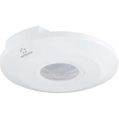 Renkforce 1488533 Decke PIR-Bewegungsmelder 360 ° Relais Weiß IP20