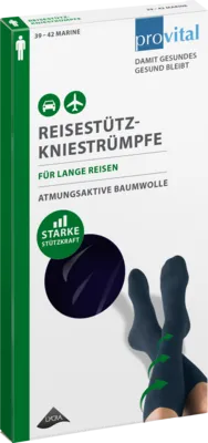 Wellneuss GmbH & Co. KG PROVITAL Reisekniestrümpfe Gr.43-46 marine 2 St 07121698