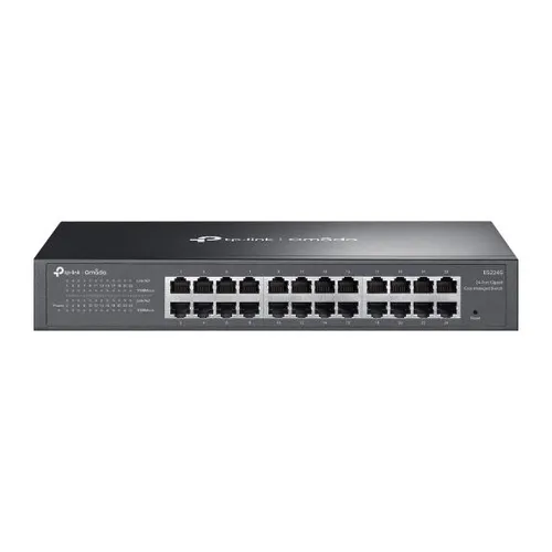 TP-Link ES224G Omada 24-Port Gigabit Easy Managed Switch - Managed Switches, 24 Gigabit Ports für hohe Netzwerkgeschwindigkeit und einfache Verwaltung über die Omada App.
