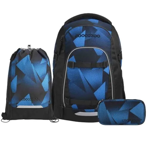 Coocazoo Mate Schulrucksack Set 3tlg. inkl. Sportbeutel (Electric Ice)