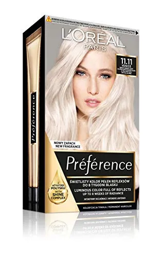 L’Oréal Paris Préférence Le Blonding Haarfarbe zur Aufhellung der Haare Farbton 11.11 Ultra-Light Cool Crystal Blonde 1 St.