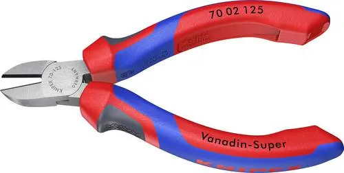 Knipex 70 02 125 Werkstatt Seitenschneider mit Facette 125 mm