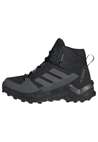 adidas Terrex AX4 R.Rdy Mid Kinder Wanderschuhe - Schwarz - Wanderschuhe für Kinder mit wasserdichter R.Rdy Technologie, ideal für Abenteuer im Freien bei jedem Wetter.