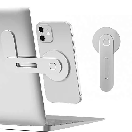 CloudValley Magnetische Handyhalterung für Laptop – Verstellbare Smartphone-Seitenhalterung für iPhone 15 Pro Max & Co. - Praktische magnetische Handyhalterung für Laptop, kompatibel mit iPhone 12-16 und anderen Geräten. Ideal für multitasking, leicht und einfach zu installieren, sorgt für mehr Effizienz im Alltag.