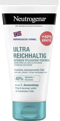 Neutrogena Ultra Reichhaltige Fußcreme mit Glycerin, 150 ml