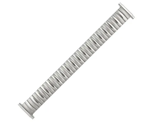 MARBURGER Uhrenarmband 18, 19, 20, 21, 22mm Edelstahl Silber Zugband