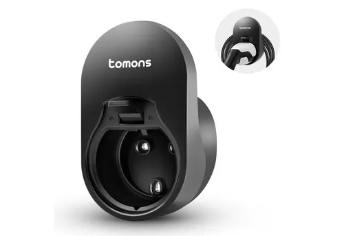 Tomons Typ 2 Wandhalterung für EU-Standard Typ 2 Steckern EV-Ladekabel Autoladekabel