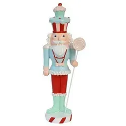 Noce Nussknacker 33,5cm hellblau/rot