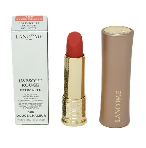 LANCOME L Absolu Rouge Lippenstift 3,4g - Douche Chaleur 135, intensive Farbe und langanhaltende Pflege für strahlende Lippen