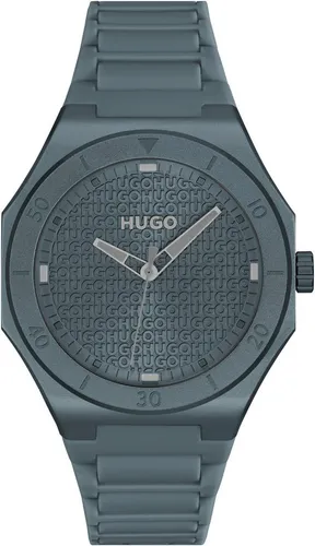 HUGO Quarzuhr #GRAIL LIGHT 1530393, Armbanduhr, Herrenuhr, Silikonarmband, analog