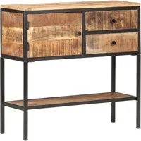 Produktbild vidaXL Sideboard aus rauem Mangoholz 85x30x80 cm