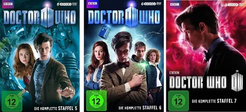 Blu-rays * DOCTOR WHO - SEASON / STAFFEL 5 + 6 + 7 IM SET # NEU OVP WVG 17
