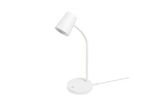 Lindby Schreibtischlampe Ailina - Elegante LED Tischleuchte - Schreibtischlampe mit beweglichem Leuchtkopf, dimmbar in 3 Stufen und energieeffizient durch 5 W LED, ideal für stilvolle Arbeitsplätze.