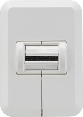 Schellenberg 51208 Gurtführung für Rollladensysteme Maxi - Einfache Sanierung der Gurtführung ohne Ausbau des Rollladengurts. Ideal für Mieter, mit integrierter Bürstendichtung gegen Zugluft. Passend für Gurtbreiten von 18-23 mm, Maße 60 x 85 x 20 mm.