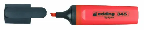 edding 345 Textmarker - orange - 10 Highlighter - Keilspitze 2-5 mm - ideal für leuchtende Markierungen und Hervorhebung von Textpassagen und Notizen