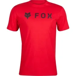 FOX Racing Absolute S/S Premium Tee - Rotes T-Shirt Gr. M - Stylisches T-Shirt aus 100% Baumwolle, ideal für den Alltag; Farbe: Rot, Größe: M - entdecke weitere Top-Angebote von FOX Racing bei Bergfreunde.de!