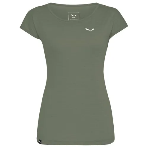 Salewa - Women's Puez Melange Dry S/S Tee - T-Shirt Gr 44 oliv