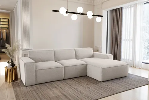 Kaiser Möbel Ecksofa L-Form Siena in beige von Kaiser Möbel