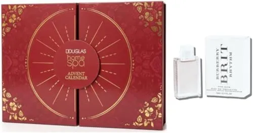 Douglas Adventskalender 2025 Frauen Luxus Spa Beauty, Wert 270 €, 24 Kosmetik- und Pflegeprodukte für Damen und Mädchen, Adventskalender inkl. Jung Lufterfrischer